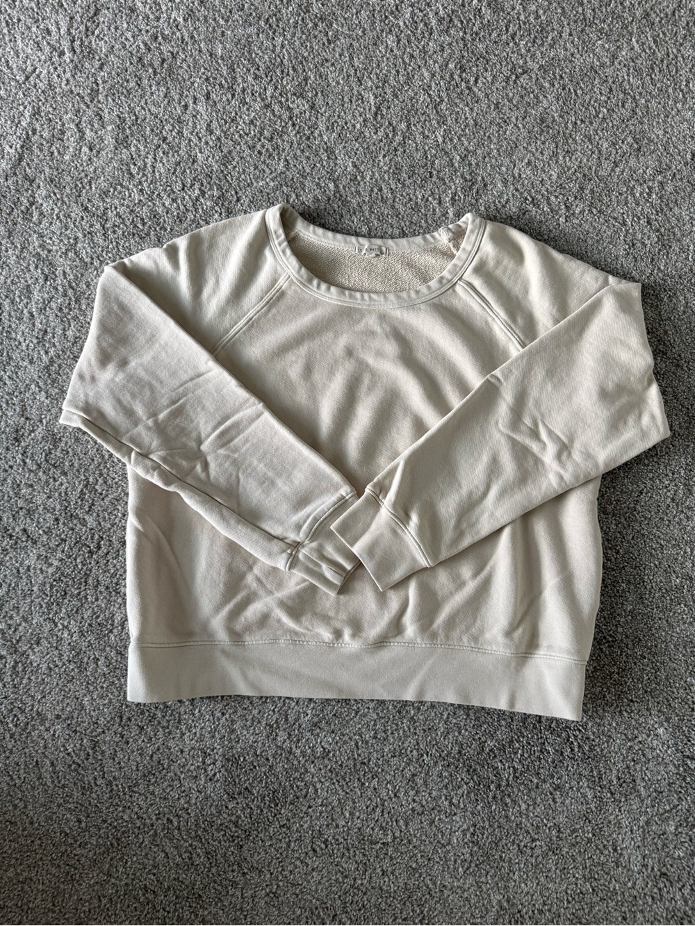 Women’s Lightweight Crewneck Sweatshirt - Cream